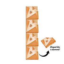 RED Chocolate 24ct Blonde Chocolate Bars with Plush Bear and Card