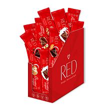 RED Chocolate 48ct Grab & Go Variety Flavor Chocolate Bars