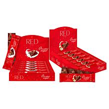 RED Grab & Go 24-pk Milk/Macadamia Hazelnut Bars w/Gift Box 