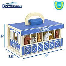 Reeves Farms 1:32 Scale Wooden Stable Playset