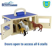 Reeves Farms 1:32 Scale Wooden Stable Playset