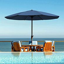 Reflection 9' OneClick Gen2 Navy Patio Market Umbrella