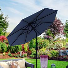 Reflection 9' OneClick Gen2 Navy Patio Market Umbrella