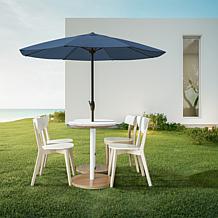 Reflection 9' OneClick Gen2 Navy Patio Market Umbrella