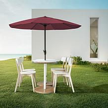 Reflection 9' OneClick Gen2 Red Patio Market Umbrella