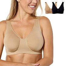 Rhonda Shear 2-pack Ahh Seamless Underwire Bra