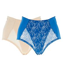 Rhonda Shear 2-pack Mesh Detail Brief