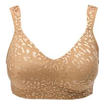 Rhonda Shear 2-pack Molded Cup Bra with Jacquard Print