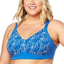 Rhonda Shear 2-pack Molded Cup Bra with Mesh Overlay