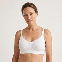 Rhonda Shear 2-pack Molded Cup Lace Bra with Invisible Edge