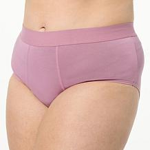 Rhonda Shear 2-pack Shear Protection Bamboo-Blend Brief Panty