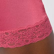Rhonda Shear 5-pack Classic Pin-Up Panty with Lace Detail