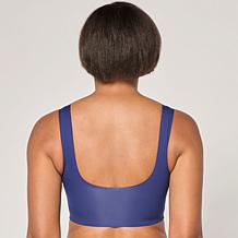 Rhonda Shear Invisible Edge Satin-Trim Bra