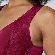Rhonda Shear Seamless Underwire Bra with Lace Sling