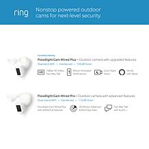 Ring Security Floodlight Cam Wired Plus with Ring Assist+