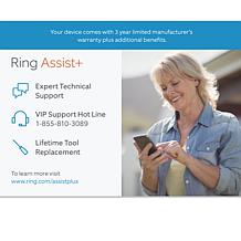 Ring Video Doorbell Plus with Night Vision, Head-to-Toe View & RA+