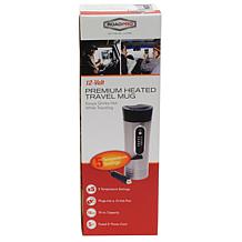 RoadPro 12-Volt 15-ounce Premium Heated Travel Mug