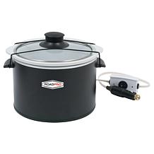 RoadPro 12-Volt 1.5-Quart Slow Cooker in Black