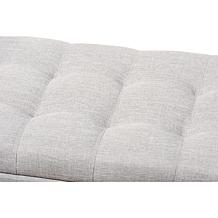 Roanoke Fabric Upholstered Grid-Tufting Storage Ottoman Bench