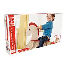 Rock and Ride Wooden Adjustable Rocking Horse in Beige