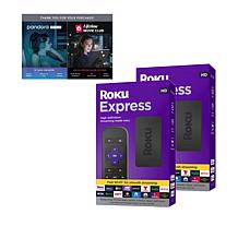 Roku Express 2-pack Streaming Player with Remote and Software Voucher