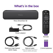 Roku Streambar SE 4K Streaming Player and Sound Bar with Voucher