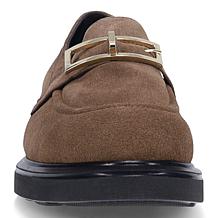 Ron White Aleyah Buckle Detail Suede Platform Loafer