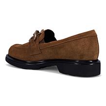 Ron White Allison Suede Loafer with Satin Shoe Bag
