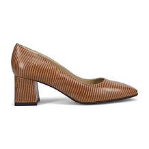 Ron White Lucille Liz Leather Heeled Pump w/ All-Day Heels® Technology