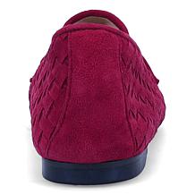 Ron White Maddie Suede Penny Loafer with Satin Shoe Bag