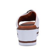 Ron White Priccila Lightweight Leather Wedge Slide Sandal