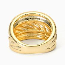 Rope and Polished Detail Ring