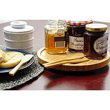 RSVP Bamboo Tool Crock Turntable