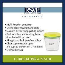 RSVP Citrus Keeper and Zester