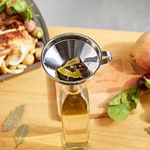 RSVP Deluxe Funnel with Removable Filter 4"
