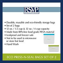 RSVP Eco Press N Seal Bags - Set of 2