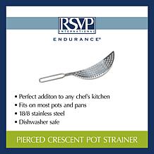 RSVP Endurance Pierced Crescent Pot Strainer