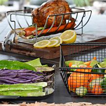 RSVP Porcelain Coated Grill Topper, Large