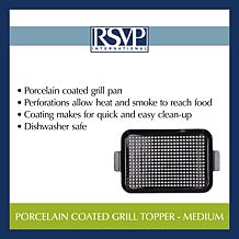 RSVP Porcelain Coated Grill Topper, Medium