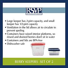 RSVP Set of 2 Berry Keepers