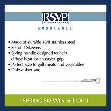 RSVP Spring Skewers - Set of 4