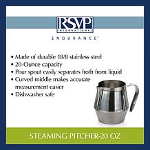 RSVP Steaming Pitcher 20-Ounce