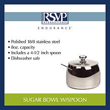 RSVP Sugar Bowl with Spoon