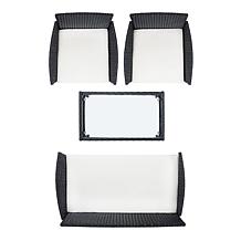Safavieh Abdul 4-Piece Living Set - Black, Grey