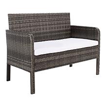 Safavieh Aboka 4-Piece Living Set - Black, Grey
