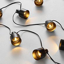 Safavieh Adaner 10-Light Black Outdoor String Light 120"