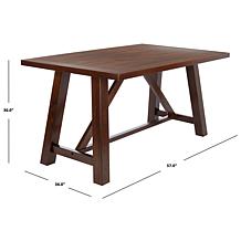 Safavieh Ainslee Rectangle Dining Table Brown