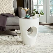 Safavieh Aishi Concrete Accent Table - Ivory