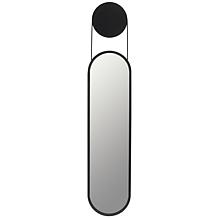 Safavieh Aistina 12.5" Matte Black Iron Mirror