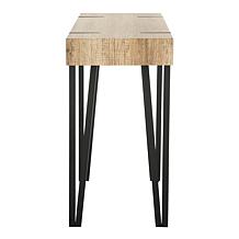 Safavieh Alyssa Mid-Century Rustic Rectangular Wood-Top Console Table